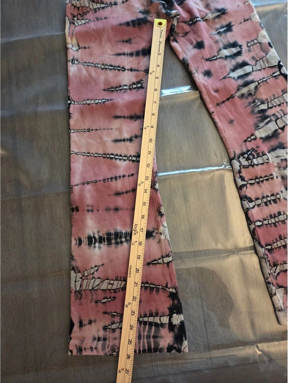 Hard Tail Tie-Dye Pattern Flared Pants with Stretch Waistband Girls NWT $53